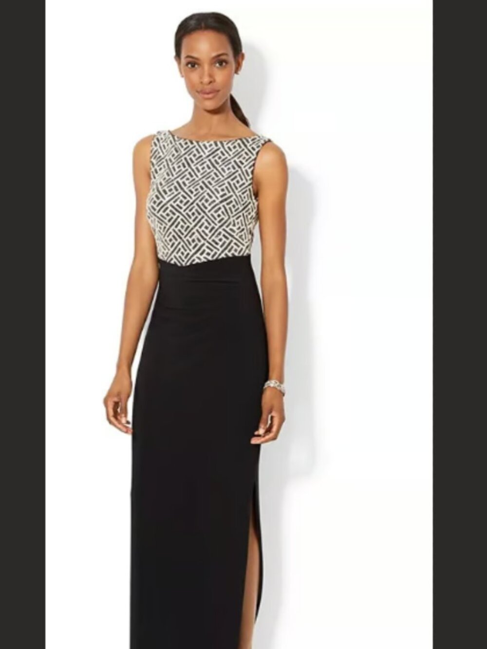 Lauren Ralph Lauren Sequin Bodice Gown